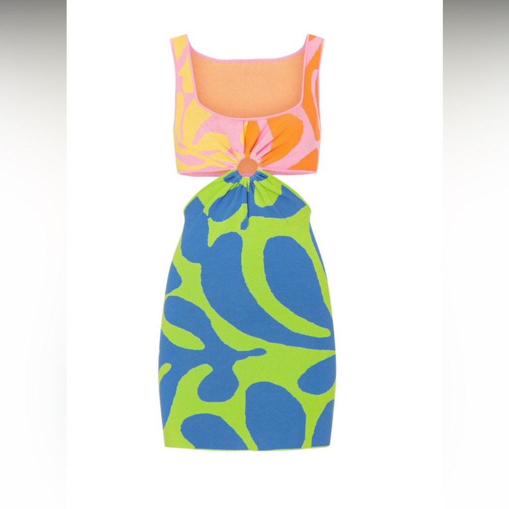 Solid & Striped The Bailey Cut Outs Mini Dress Ne… - image 5